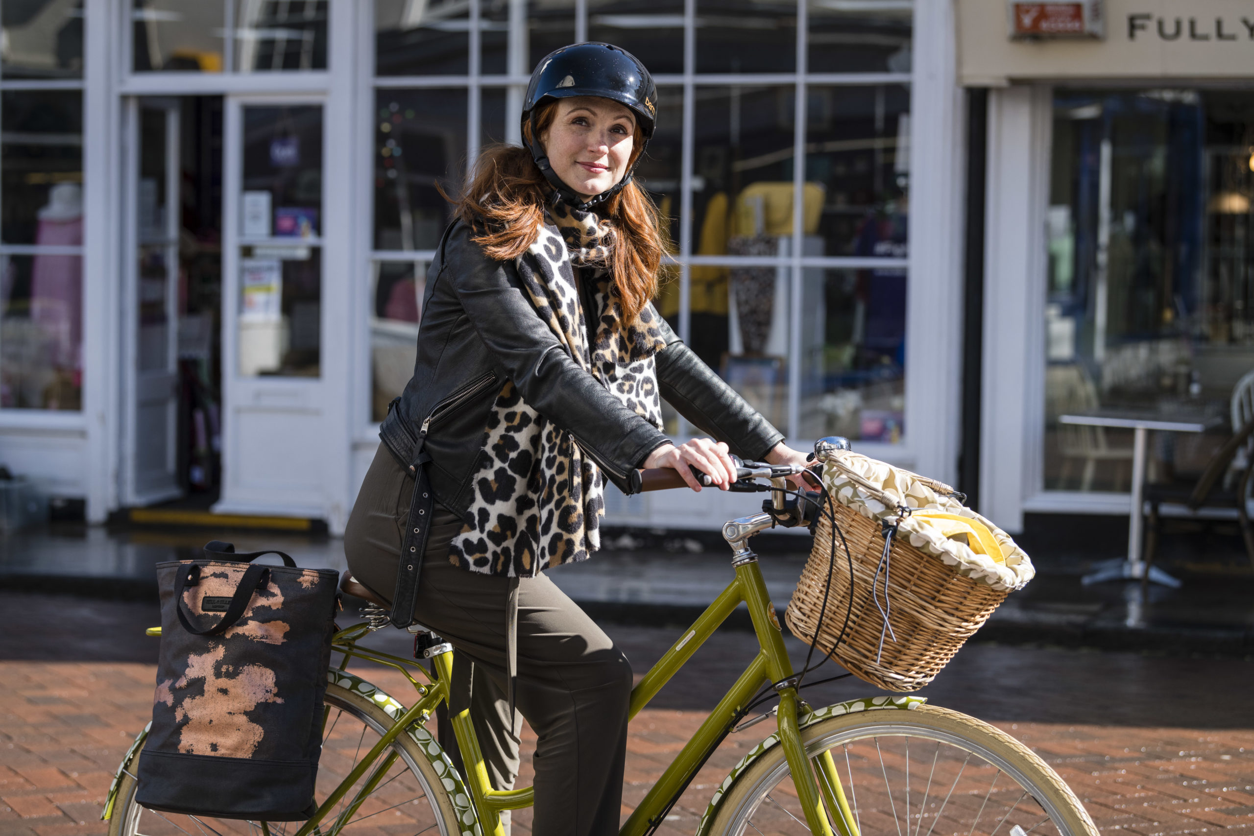 Leopard Print Canvas Cycling Bag – Hill & Ellis