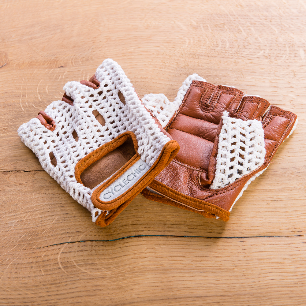 Leather cycling sale mitts