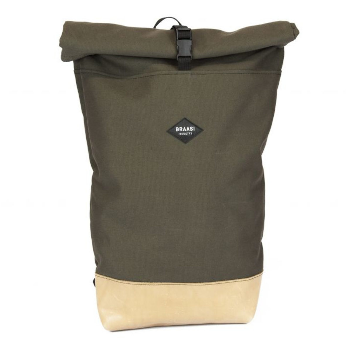 Braasi Rolltop Backpack Khaki SALE 40 off Cyclechic