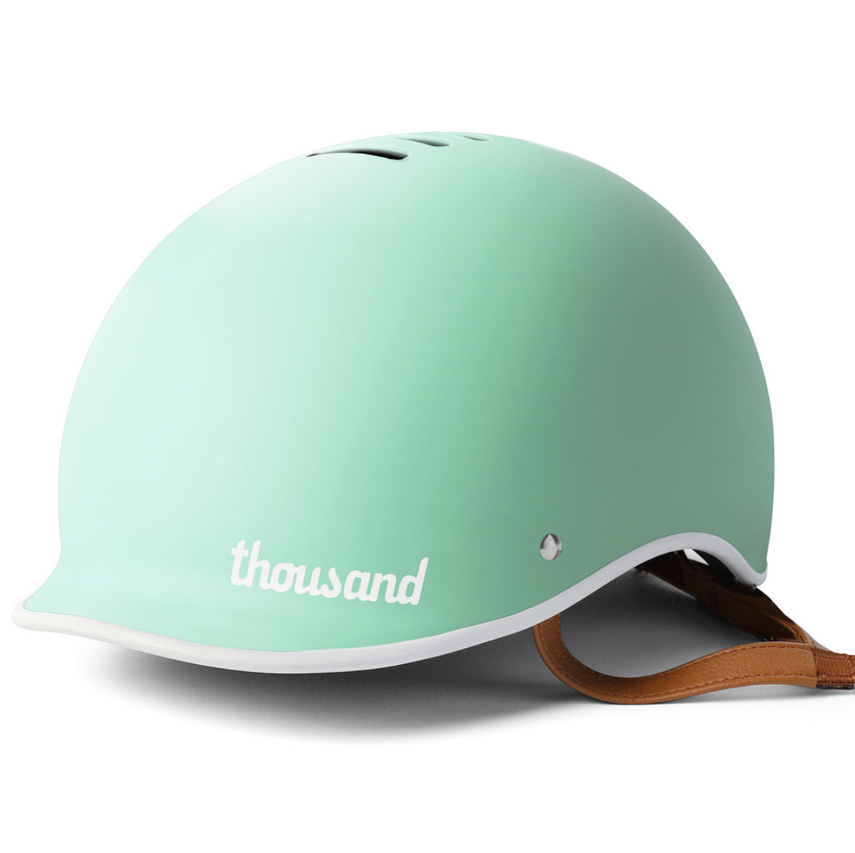 mint green cycle helmet